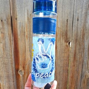 Tie dye water bottle customized